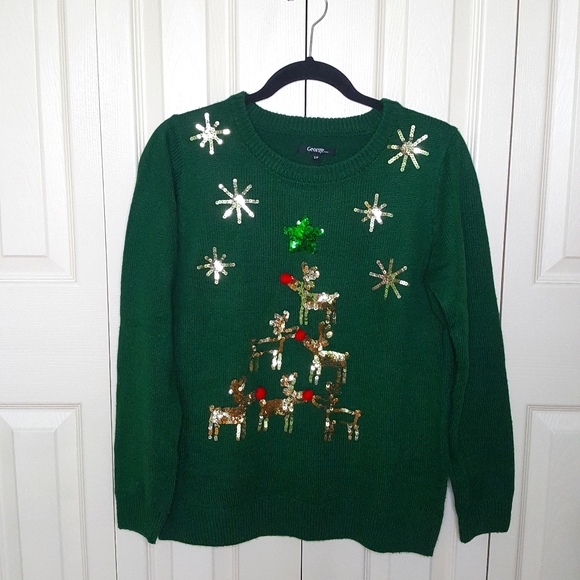NWOT Reindeer Christmas sweater - Picture 1 of 2